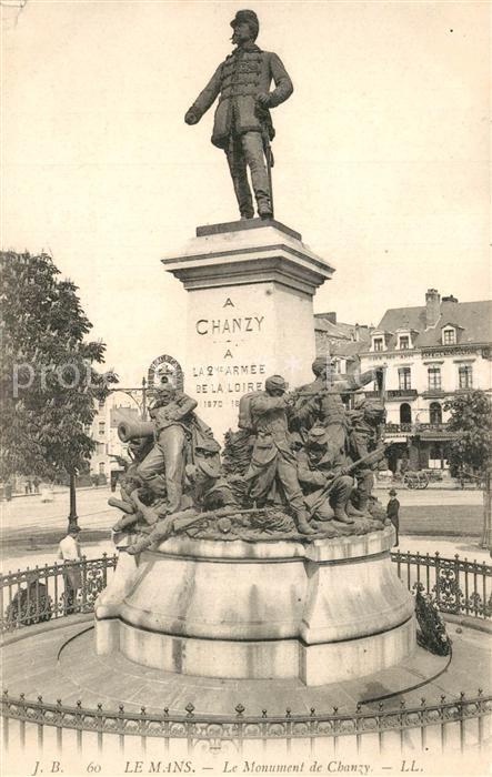 Le Mans Sarthe Monument de Chanzy