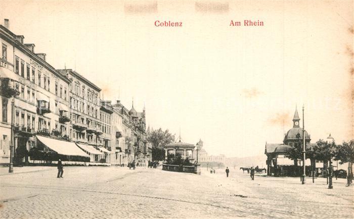 Coblenz Koblenz Uferpromenade