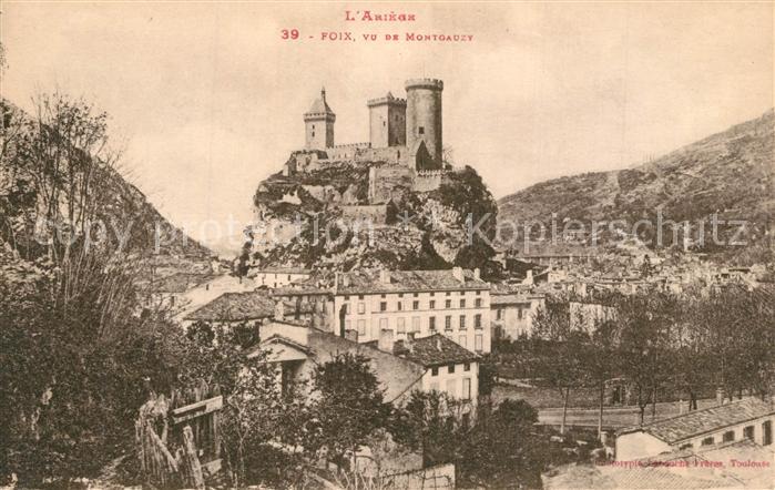 Foix Montgauzy Schloss