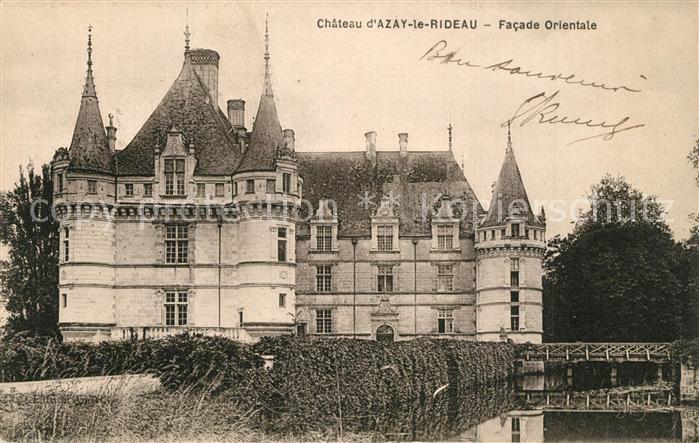 Azay-le-Rideau Chateau Facade Orientale