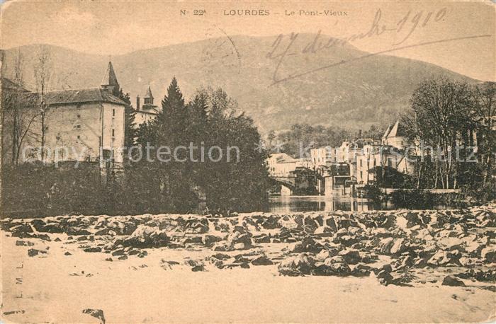 Lourdes Hautes Pyrenees Pont Vieux