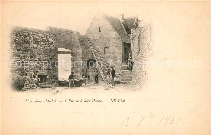 Mont-Saint-Michel Entree a Mer Haute