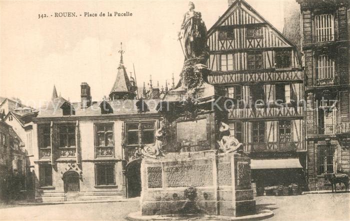 Rouen Place de la Pucelle Monument