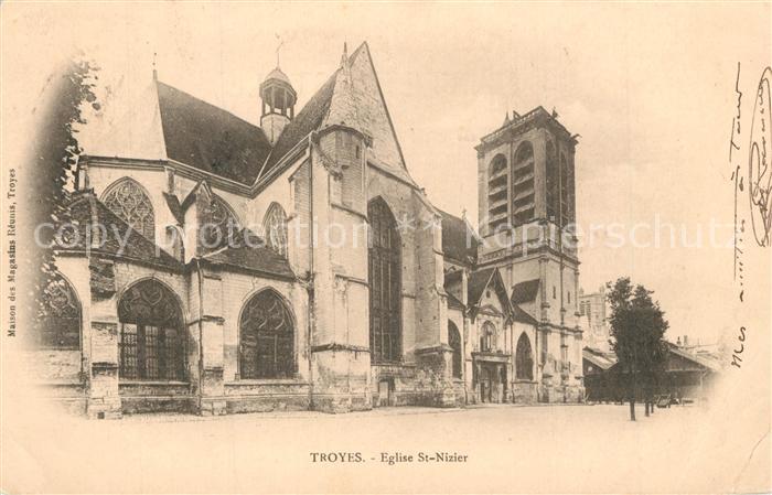 Troyes Aube Eglise Saint Nizier