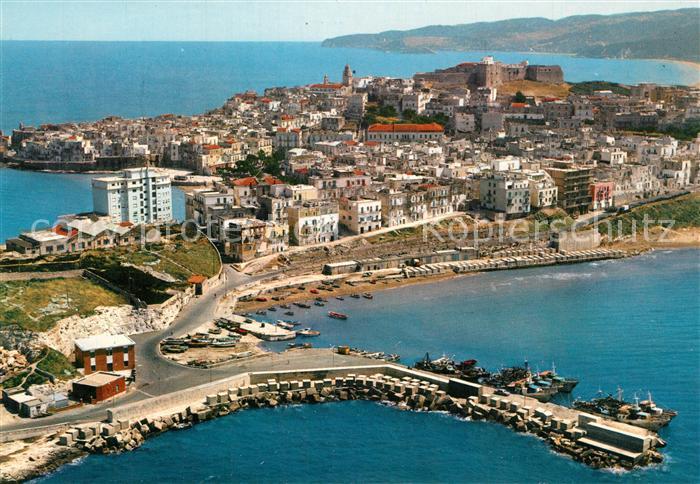 Vieste Foggia Fliegeraufnahme