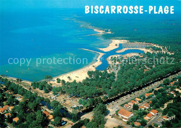 Biscarrosse-Plage Etang de Cazaux et Sanguinet Campeoles Navarosse vue aérienne
