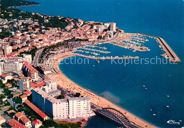 Sainte Maxime sur Mer Var Le Port vue aérienne