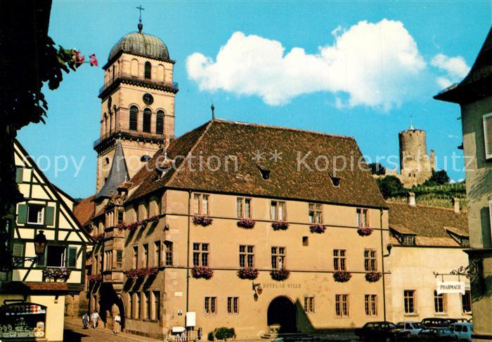Kayersberg Hotel de Ville Eglise Chateau Rathaus Kirche Burg
