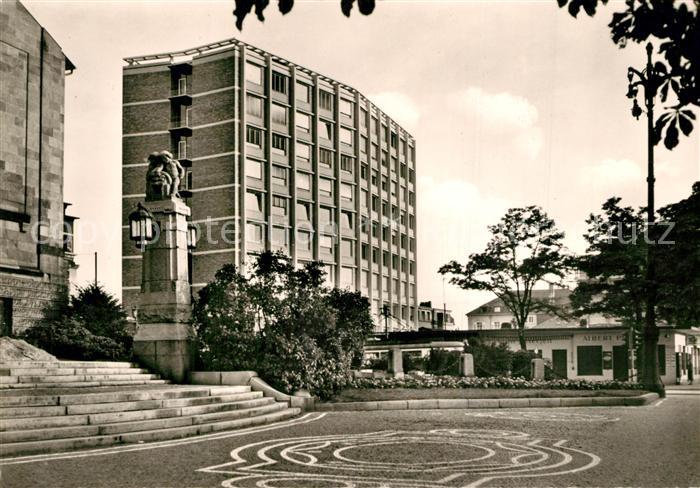 Freiburg Breisgau Hochhaus des Regierungspraesidiums Denkmal