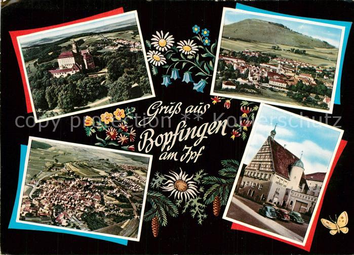 Bopfingen Ipf Teilansichten Fliegeraufnahme