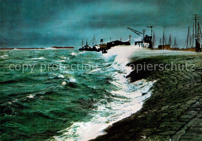 Norddeich Ostfriesland Sturmflut