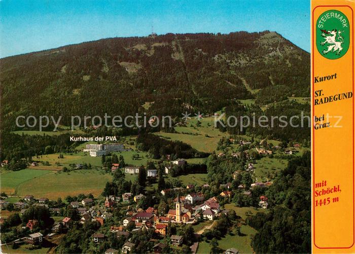 Sankt Radegund Graz Kurhaus der PVA Seilbach zum Stoeckl Fliegeraufnahme
