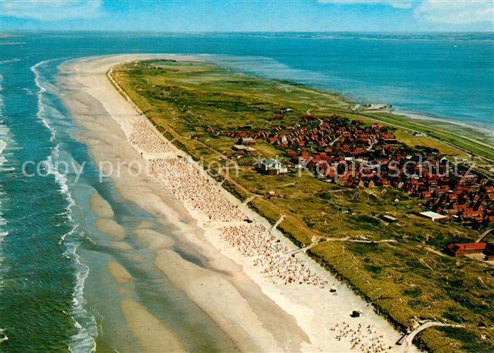Juist Nordseebad Nordseeinsel Fliegeraufnahme