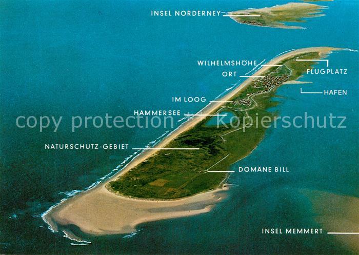 Juist Nordseebad Nordseeinsel Fliegeraufnahme
