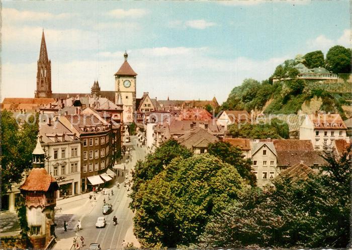 Freiburg Breisgau Schwabentor und Muenster