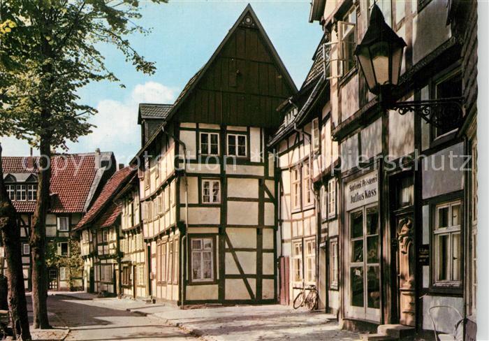 Guetersloh Am alten Kirchplatz Altstadt Fachwerkhaeuser