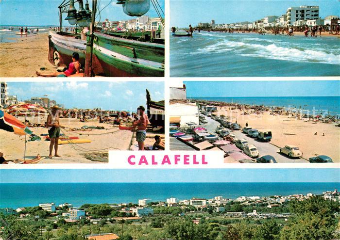 Calafell Diversos aspectos de la Playa Costa Dorada