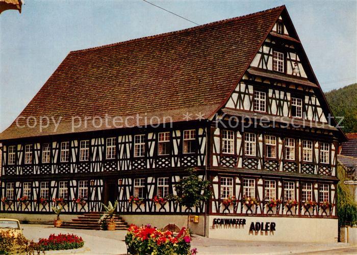 Steinach Baden Hotel Schwarzer Adler Fachwerkhaus