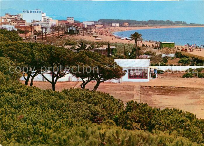 Malgrat de Mar Vista parcial y playa