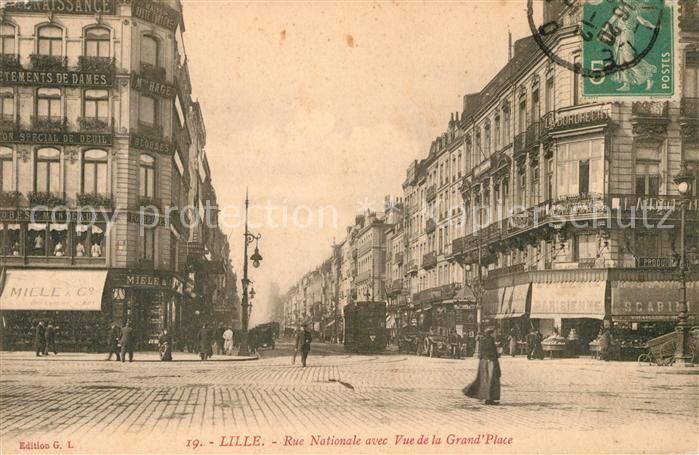 Lille Nord Rue Nationale Grande Place