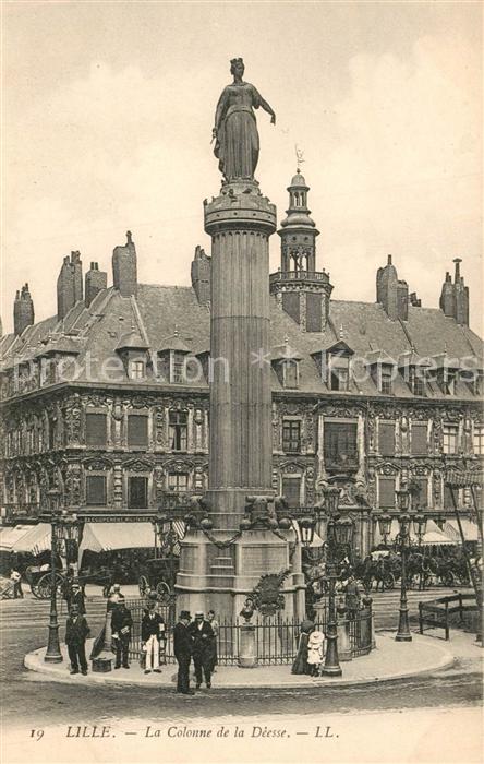 Lille Nord La Colonne de la Déesse Monument