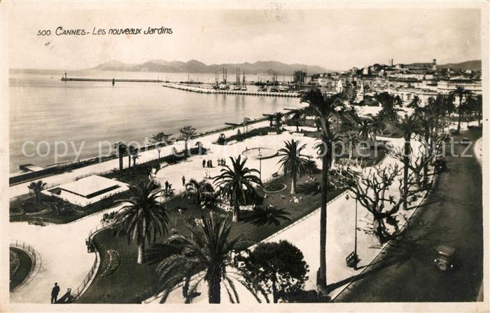 Cannes Alpes-Maritimes Les nouveaux Jardins Promenade Port
