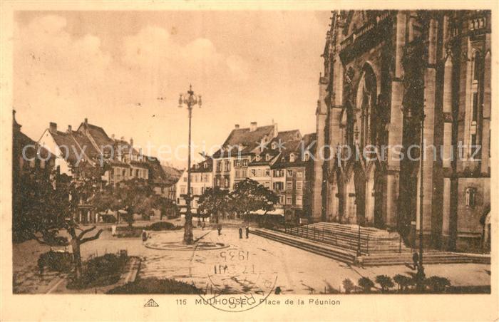 Mulhouse Muehlhausen Place de la Réunion