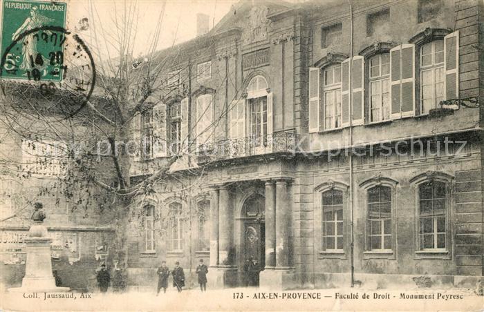 Aix-en-Provence Faculté de Droit Monument Peyresc