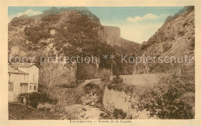 Lourmarin Entrée de la Combe