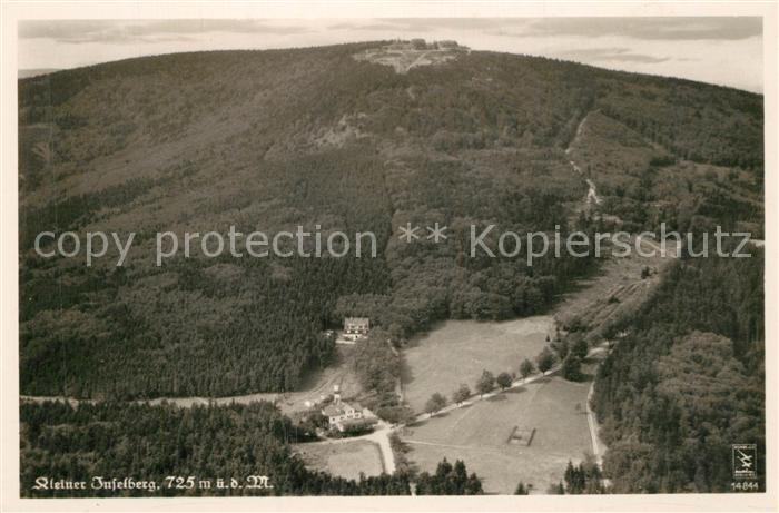Brotterode Kleiner Inselsberg Hotel Grenzwiese Fliegeraufnahme