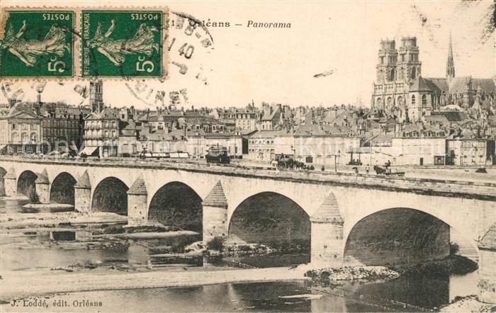 Orleans Loiret Panorama Pont Cathedrale