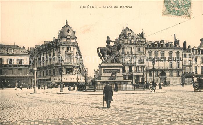 Orleans Loiret Place du Martroi Monument Statue de Jea