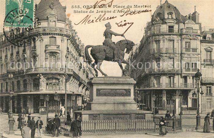 Orleans Loiret Place du Martroi Monument Statue de Jeanne d Arc