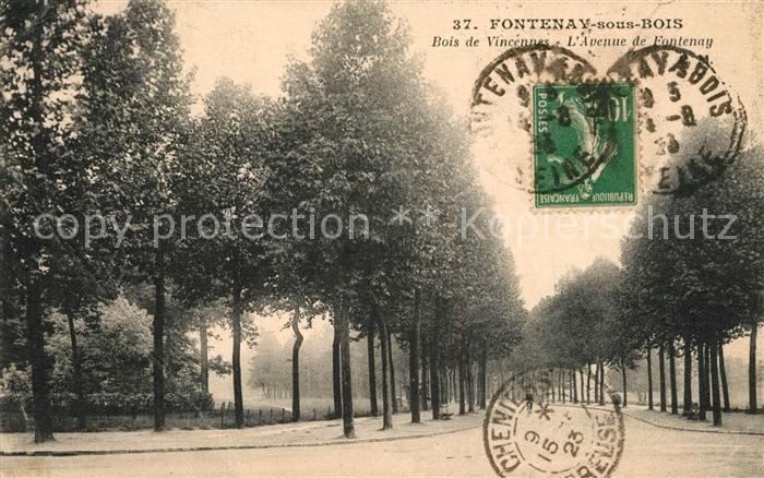 Fontenay-sous-Bois Bois de Vincennes Avenue de Fontenay