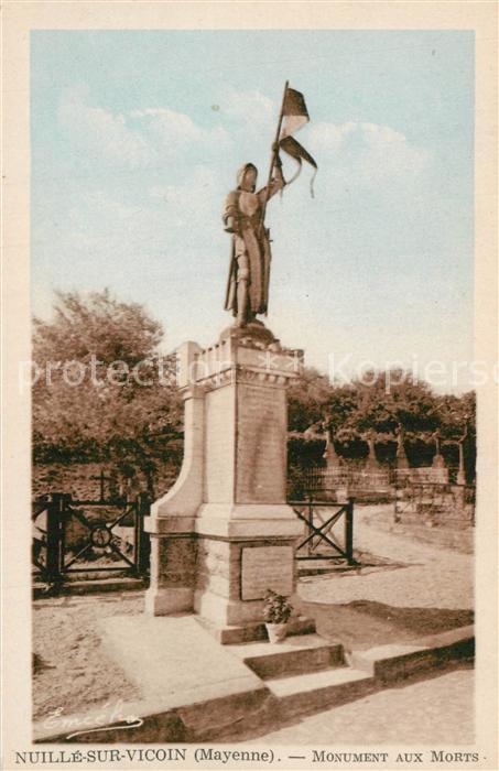 Nuille-sur-Vicoin Monument aux Morts