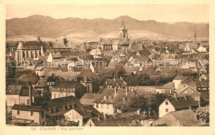 Colmar Haut Rhin Elsass Stadtpanorama