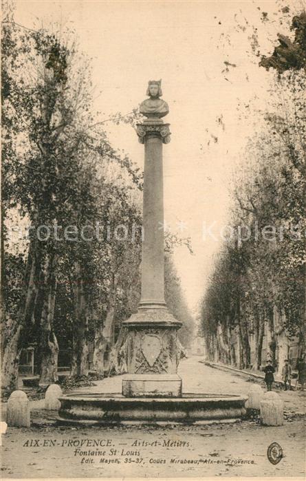 Aix-en-Provence Fontaine Saint Louis