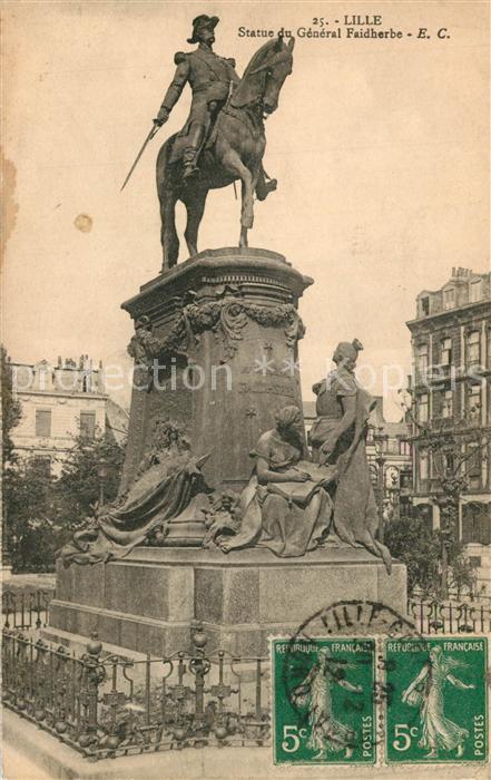 Lille Nord Monument Statue du General Faidherbe