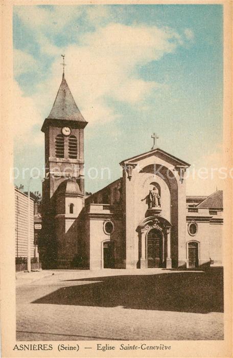 Asnieres-sur-Seine Eglise Sainte Genevieve