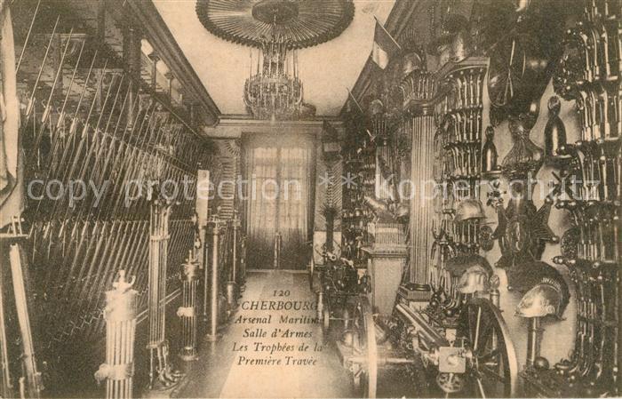 Cherbourg Aresenal Maritime Salle d Armes Trophées