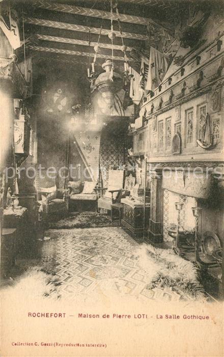 Rochefort Charente-Maritime Maison de Pierre Loti La Salle Gothique