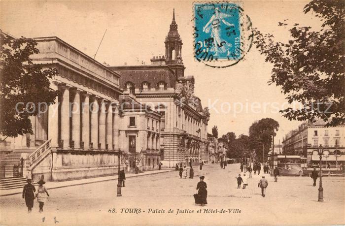 Tours Indre-et-Loire Palais de Justice Hotel de Ville
