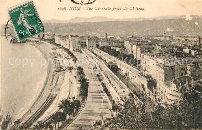 Nice Alpes Maritimes Vue Generale prise du Chateau