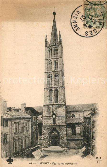 Limoges Haute Vienne Eglise Saint Michel