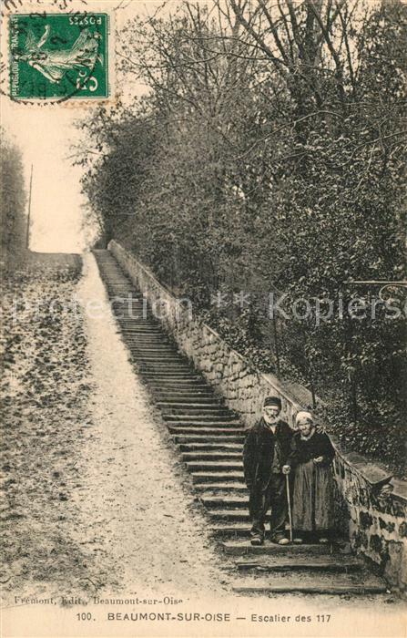 Beaumont-sur-Oise Escalier des 117