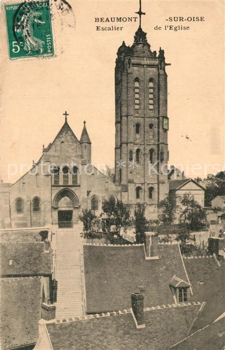 Beaumont-sur-Oise Escalier de l'Eglise