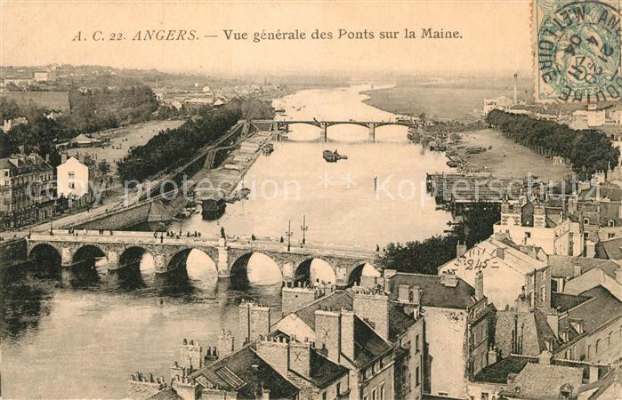 Angers Les Ponts sur la Maine