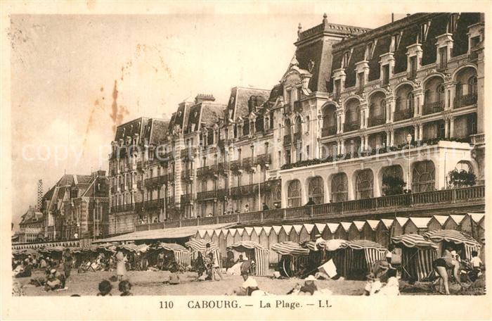 Cabourg La Plage et les hotels