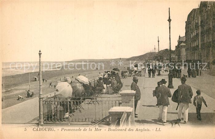Cabourg Promenade de la Mer Boulevard des Anglais