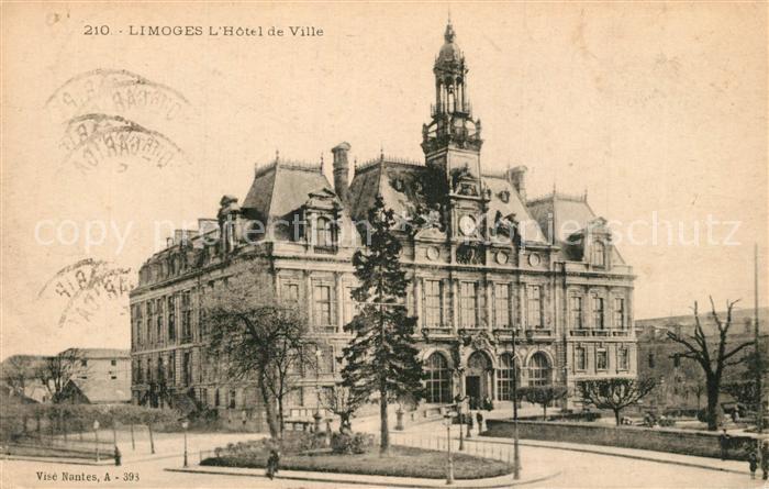 Limoges Haute Vienne Hotel de Ville